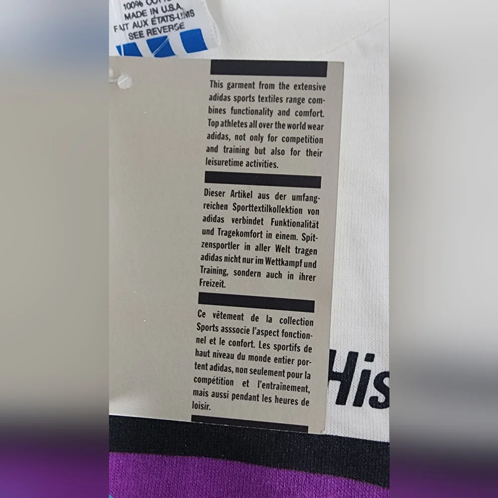 NWT VTG Adidas World Cup USA 94 Making Soccer History Single Stitch T-Shirt XL - Picture 12 of 15